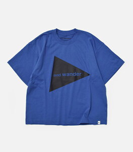 and wander �A���h�����_�[ ���� �r�b�O���S ����T�V���c and wander big logo SS T 574-6984076 ���f�B�[�X 2026ss�V�� �t�āy�N�[�|���Ώہz