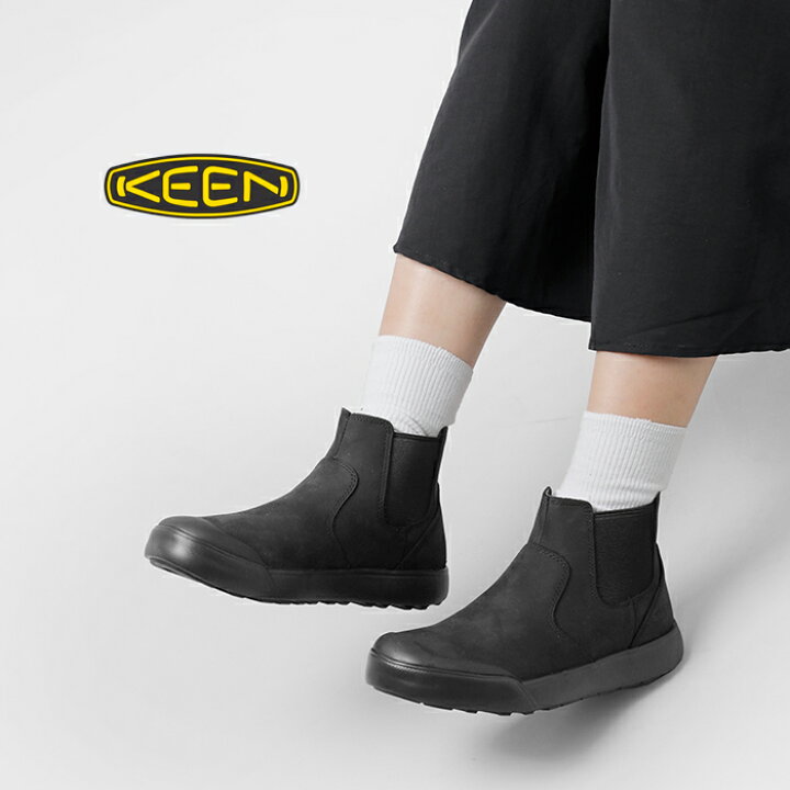 楽天市場】KEEN キーン軽量 耐水 エレナ チェルシー サイドゴア ブーツ 