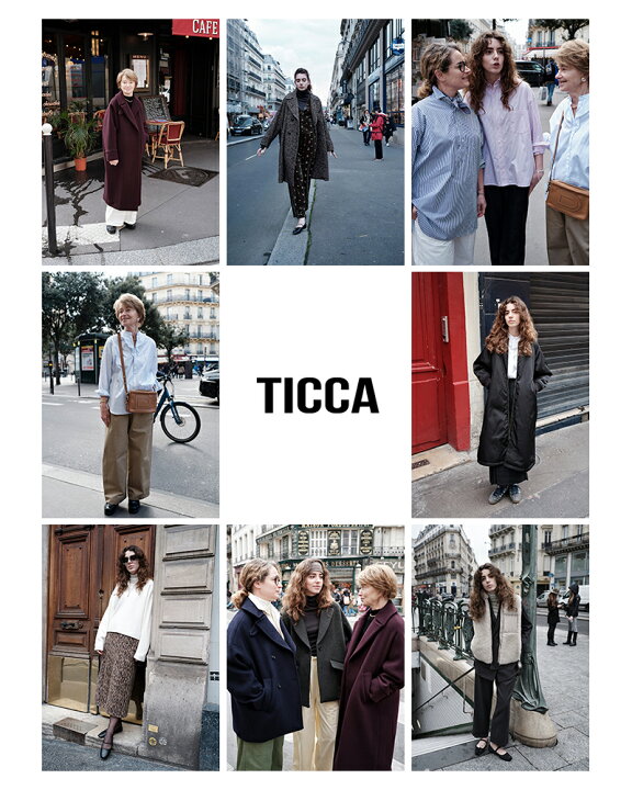 楽天市場】TICCA ティッカ ウォッシャブル ウール タック パンツ tbba  