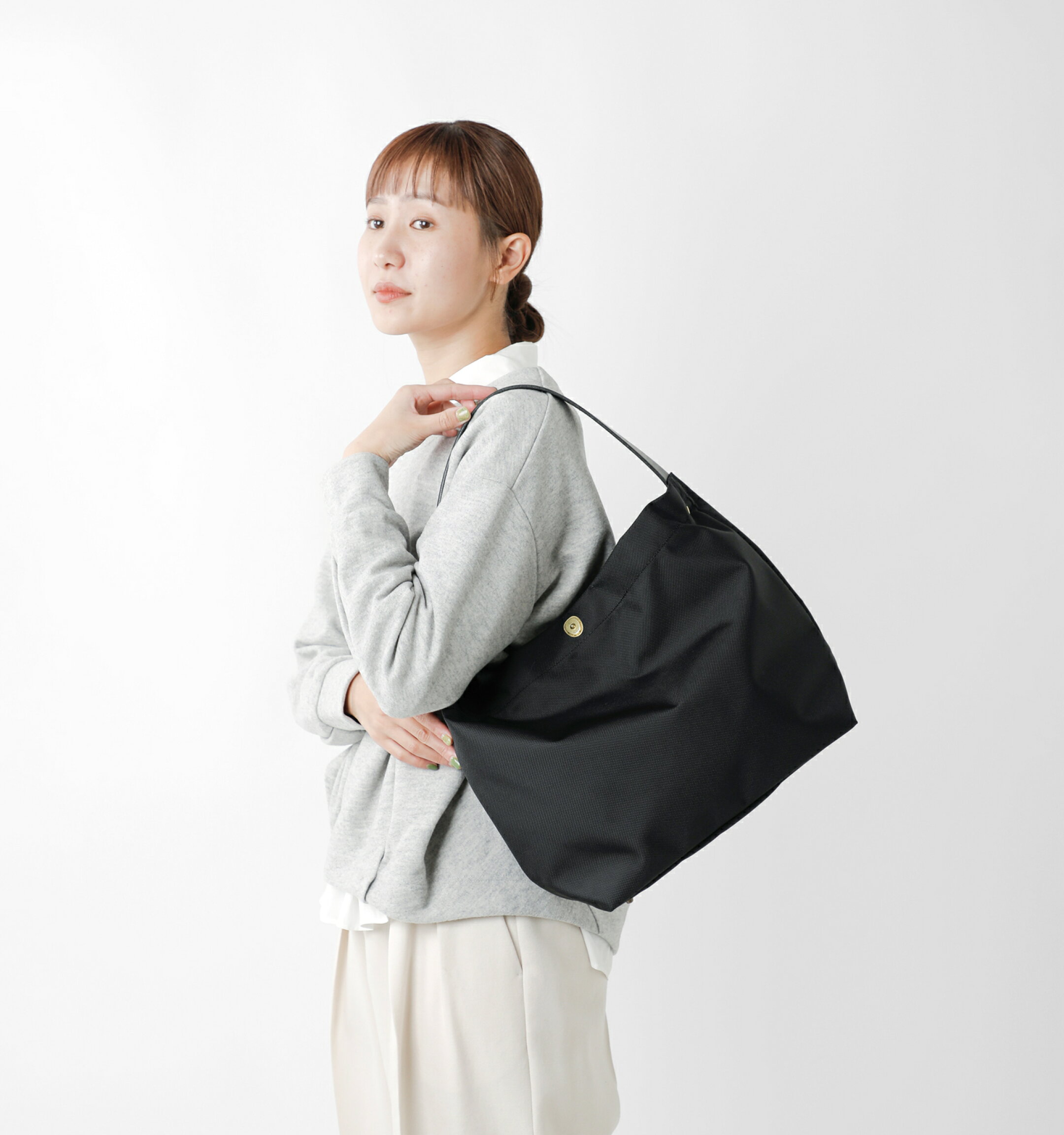 MARINE DAY マリンデイ 66ナイロン×栃木レザー2wayショルダーバッグ“mini fish”