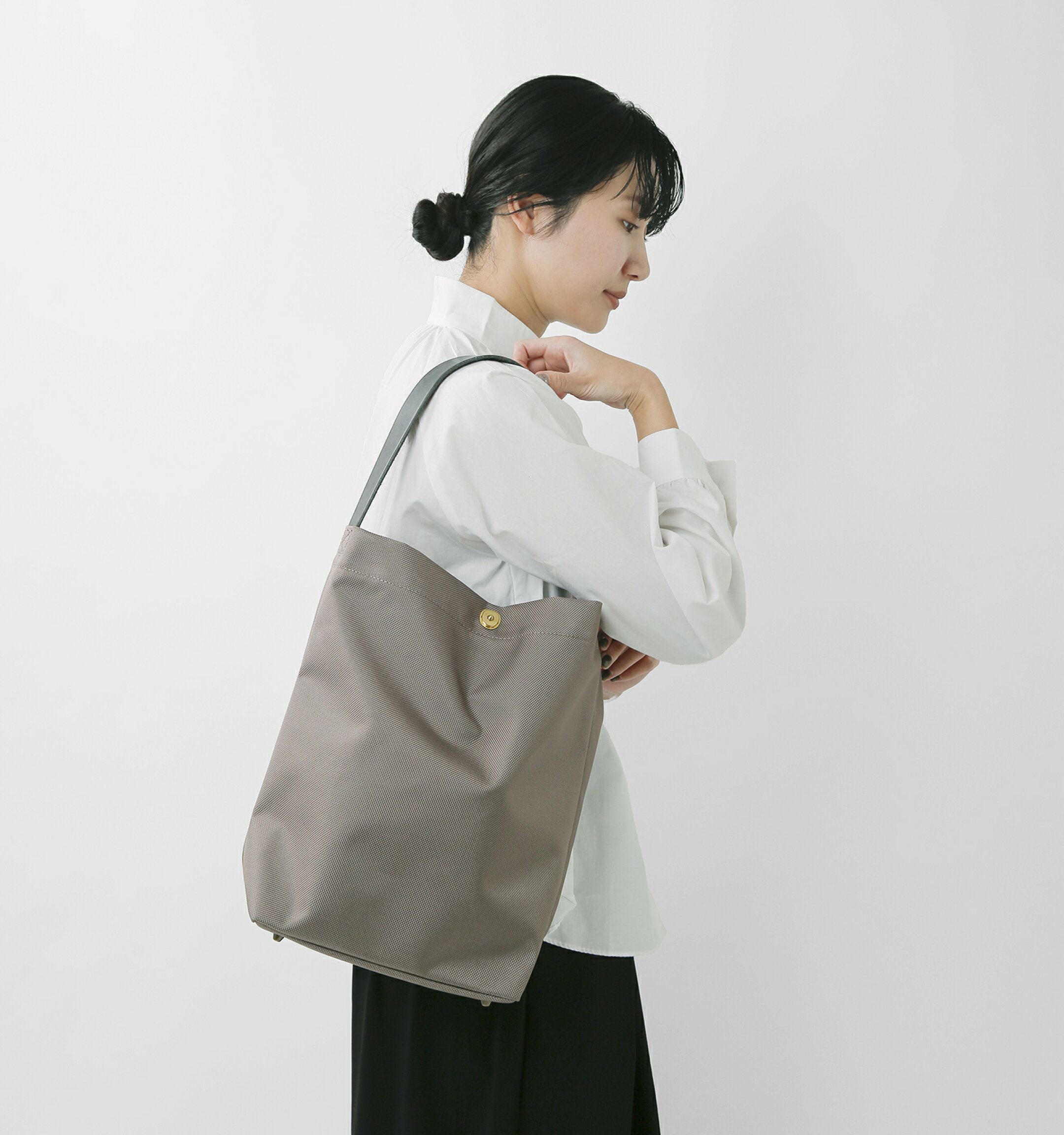 MARINE DAY マリンデイ 66ナイロン×栃木レザー ショルダーバッグ “FREDERICK”