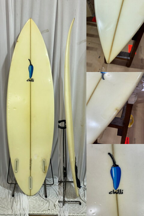 楽天市場】【中古】CHILLI (チリ) ショートボード［CLEAR］6