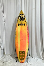 【中古】KID SURF BOARD DESIGN (キッドサーフボードデザイン) ショートボード [CLEAR×PINK] 5'6" サーフボード オンフィン