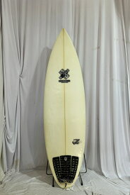【中古】CROSS FLAVOR SURFBOARD DESIGNS (クロスフレーバーサーフボードデザイン) ショートボード [CLEAR] 6'4" サーフボード