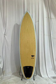 【中古】THREE WEATHER (スリーウェザー) LOWERS モデル ショートボード [WOOD×GRAY] 6'6" サーフボード