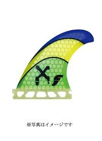 【新品】FUTURE（フューチャー）RTM HEX XANADU FIN［GREEN/YELLOW/Blue］11.4cm フィン 3枚セット