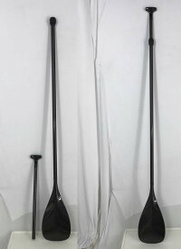 【極上中古】ノーロゴ Carbon Paddle フルカーボン素材 CFA-A [182-223cm] 2ピース アジャスタブル 長さ調節付き SUP用 パドル