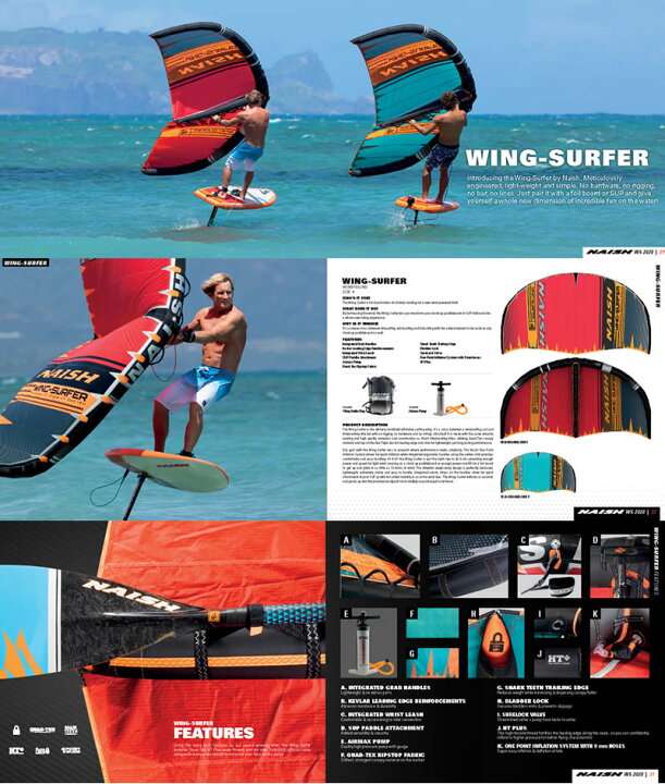 楽天市場】【新品】 Naish（ナッシュ）Wing surfer 4.0 complete  