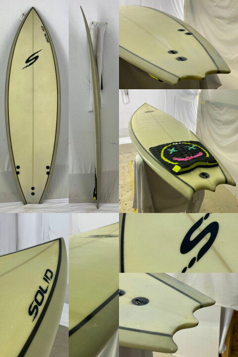 楽天市場】【中古】Solid (ソリッド) ショートボード [CLEAR×GRAY] 6