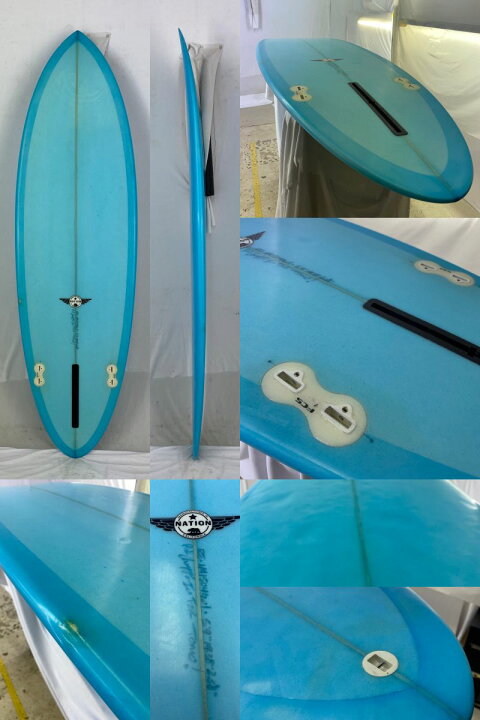 楽天市場】【中古】Nation surfboard (ネイションサーフボード 