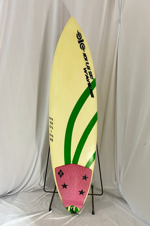 楽天市場】【中古】Mon ran surf wavers ショートボード [CLEAR×GREEN  