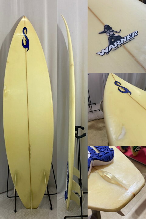 楽天市場】【中古】WARNER SURFBOARD (ワーナーサーフボード) ショート 