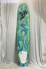 【中古】MANOA SURFBOARDS (マノアサーフボード) ロングボード [BLUE×GREEN] 9’0” サーフボード