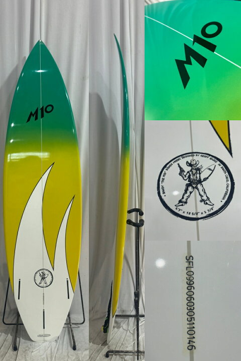 楽天市場】【中古】SURFTECH (サーフテック) M10 ショートボード 
