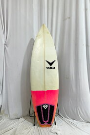 【中古】VERLEY (バーリーサーフボード) ショートボード [CLEAR×PINK] 5’4” サーフボード