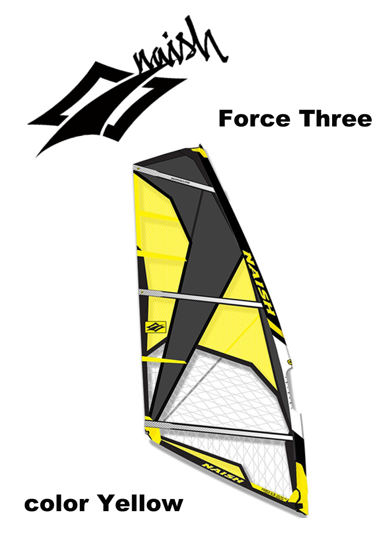 人気のNAISH！ 【メーカーお取り寄せ】NAISH（ナッシュ） Force Threeモデル 4.7セイル Sail