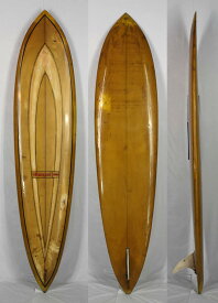 【希少中古】BANZAI SURF BOARD（バンザイサーフボード）ビンテージ サーフボード［Ocher］7'9" サーフボード