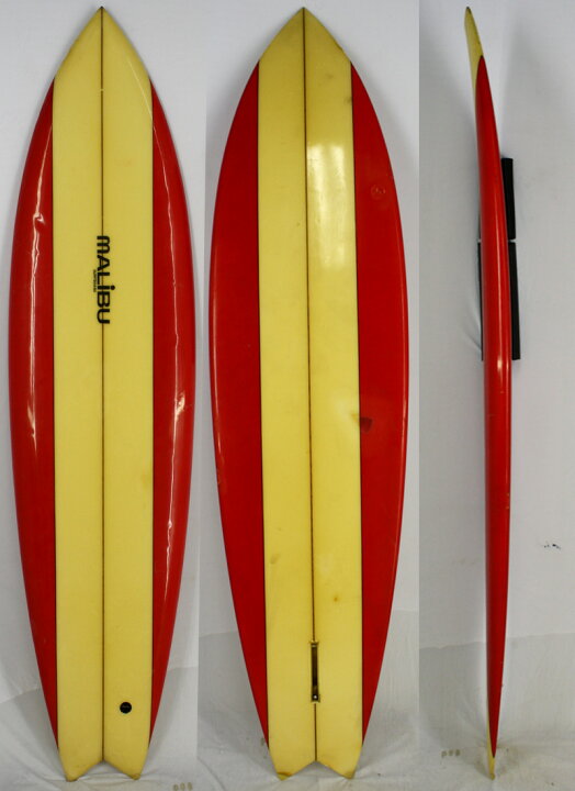 楽天市場】【中古】MALIBU （マリブ） サーフボード [Red] 203cm 