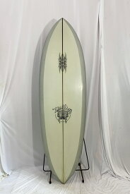 【中古】RAGE SURF BOARDS (レイジサーフボード) Z WILLING TAPPY SHAPE ショートボード [GRAY] 5’10” サーフボード