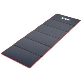 ニシ・スポーツ（NISHI）エクサマット NE-6 ダークグレー×レッド NT7922B ストレッチマット ヨガマット