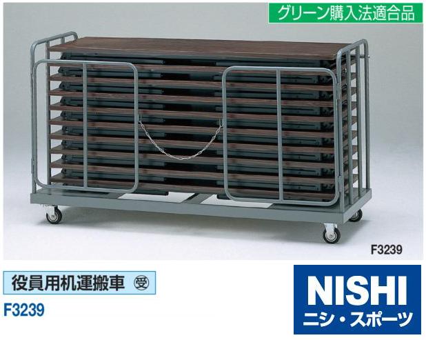 ニシ・スポーツ（NISHI）役員用机 運搬車 F3239 受注生産品