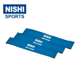 ニシ・スポーツ（NISHI）ミニバンド レジスタンス ブルー 3本組 NT7930G 体幹 コア