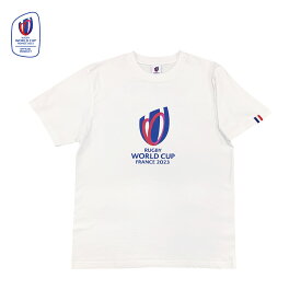 ラグビーワールドカップ2023 フランス大会 Tシャツ ホワイト 公式グッズ 記念品 RWC35585