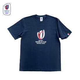 ラグビーワールドカップ2023 フランス大会 Tシャツ ネイビー 公式グッズ 記念品 RWC35589
