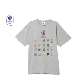 ラグビーワールドカップ2023 フランス大会 Tシャツ グレー 公式グッズ 記念品 RWC53171