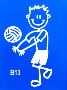 The Sticker Family �yVolleyball Boy �o���[�{�[���j�̎q�zB13