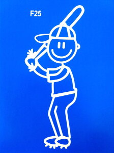 The Sticker Family yBaseball Dad 싅zF25@ԁ@J[XebJ[