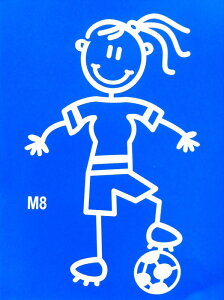 The Sticker Family ySoccer Mom TbJ[ꂳzM8@ԁ@J[XebJ[