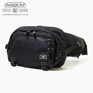 �s1/2�l���I�ōő�100%�|�C���g�o�b�N�t�A�b�\�u AS2OV �{�f�B�o�b�O CORDURA DOBBY 305D WAIST BAG L �R�[�f���� �h�r�[ �E�G�X�g�o�b�O �u���b�N 061402 BLACK | �u�����h [���K�戵�X]