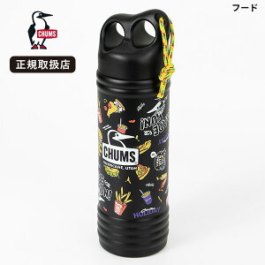 �s1/2�l���I�ōő�100%�|�C���g�o�b�N�t�`�����X CHUMS �^���u���[ ���� Camper Wave Bottle 500ml Pattern �L�����p�[�E�F�[�u �{�g�� �X�e�����X�{�g�� �ۉ� �ۗ� �^��f�M ���� 2026�N�t�ĐV�� 2026SS CH62-