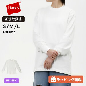 �s1/2�l���I�ōő�100%�|�C���g�o�b�N�t�w�C���Y Hanes T�V���c ���� T-SHIRTS SHIRO �����O�X���[�u ����T �N���[�l�b�N �ۓ��d�l �����Y ���f�B�[�X �g�b�v�X 2026SS ���n S/M/L �z���C�g HM4-D201 010 | �u