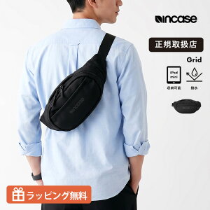 Incase �{�f�B�o�b�O �C���P�[�X Grid Waist Bag �O���b�h 3WAY�o�b�O 3.5L iPad mini �^�u���b�g���[ �E�G�X�g�|�[�` �΂ߊ|�� �ʋ� �ʊw �J�W���A�� �����Y ���f�B�[�X �u���b�N �� �� INCO500105-BLK / 137265