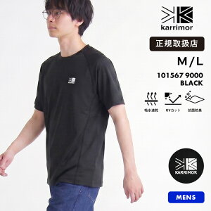�s���I�ōő�100%�|�C���g�o�b�N���v�G���g���[�t�J���}�[ KARRIMOR T�V���c ���� fast-dry S/S T �t�@�X�g�h���C �����Y �g�b�v�X �z������ 2026�N�t�ĐV�� 2026SS ���n ���S M/L �u���b�N 101567 9000 Black 