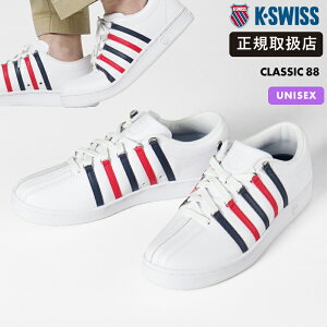 P[XCX K-SWISS KXCX Xj[J[ Y fB[X CLASSIC 88 NVbN88 zCg Du[ bh WHITE×D/BLUE×RED C 2KSU-088 WDR | uh [K戵X]y|Cg10{z