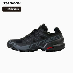 �s1/2�l���I�ōő�100%�|�C���g�o�b�N�tSALOMON �T������ �����Y �X�j�[�J�[ �X�s�[�h�N���X 6 GTX SPEEDCROSS 6 GTX �g���C�������j���O�V���[�Y �h�� GORE-TEX �u���b�N �t�@���g�� L41738600 2026SS �y�� �A