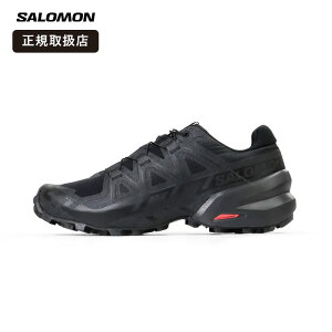 SALOMON �T������ �����Y �X�j�[�J�[ �X�s�[�h�N���X 6 ���C�h SPEEDCROSS 6 WIDE �g���C�������j���O�V���[�Y �u���b�N �t�@���g�� L41744000 2026SS �y�� �A�E�g�h�A �o�R ���K�i | �y�|�C���g10�{�z