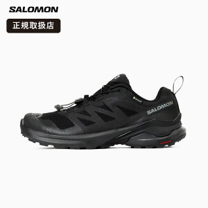 SALOMON �T������ X-ADVENTURE GTX �����Y �g���C�������j���O�V���[�Y �h�� �S�A�e�b�N�X GORE-TEX �u���b�N �� �o�R �n�C�L���O �A�E�g�h�A �X�j�[�J�[ 2026SS L47321100 ���K�i | �u�����h [���K�戵�X]