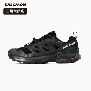 �T������ SALOMON X-ADVENTURE GTX W ���f�B�[�X �g���C�������j���O�V���[�Y �h�� GORE-TEX �X�j�[�J�[ �y�� �O���b�v�� �A�E�g�h�A �n�C�L���O �u���b�N L47321800 2026SS ���K�i