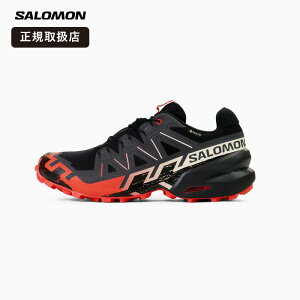 SALOMON �T������ SPEEDCROSS 6 GTX �����Y �g���C�������j���O�V���[�Y �S�A�e�b�N�X �h�� �X�j�[�J�[ �u���b�N L49226000 2026SS �y�� �O���b�v�� �A�E�g�h�A �o�R �W���M���O �g������ �C ���K�i