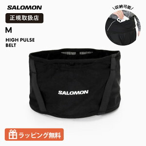 �T������ SALOMON �����j���O�x���g HIGH PULSE BELT M LC2180300 �u���b�N �E�G�X�g�|�[�` �y�� �L�k�� �X�g���b�`�|�P�b�g�t �n�C�h���[�V�����Ή� �g���C�� ���[�h ���j�Z�b�N�X �A�E�g�h�A ���K�i 