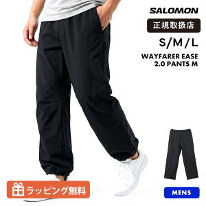 �T������ SALOMON WAYFARER EASE 2.0 �p���c �����Y �X�g���b�`�p���c �����O�p���c ���� �h�� �y�� �C�[�W�[�p���c �A�E�g�h�A �g���C�� �n�C�L���O �J�W���A�� �u���b�N �� LC2746500 2026SS S/M/L ���K�i