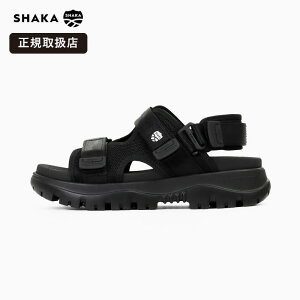 �V���J SHAKA �`���A�E�gEX �X�|�[�c�T���_�� CHILL OUT EX ���f�B�[�X SK239 BLACK 00N 2026SS ���� �y�� �X�g���b�v�T���_�� ���J�o���[�T���_�� �A�E�g�h�A �J�W���A�� �� ���K�i