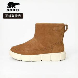 �\���� SOREL �u�[�c �G�N�X�v���[���[3 �X���b�|�� �E�H�[�^�[�v���[�t EXPLORER III SLIP-ON WP �x���x�b�g�^�� �`���[�N �C �X�m�[�u�[�c NL5122 242 Velvet Tan Chalk | [���K�戵�X]