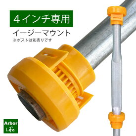 コンクリートブロック上用　イージーマウント4インチ