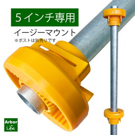 コンクリートブロック上用　イージーマウント5インチ M6