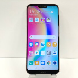 HUAWEI P20 lite ANE-LX2J UQmobile サクラピンク 送料無料 本体 c01164 【中古】